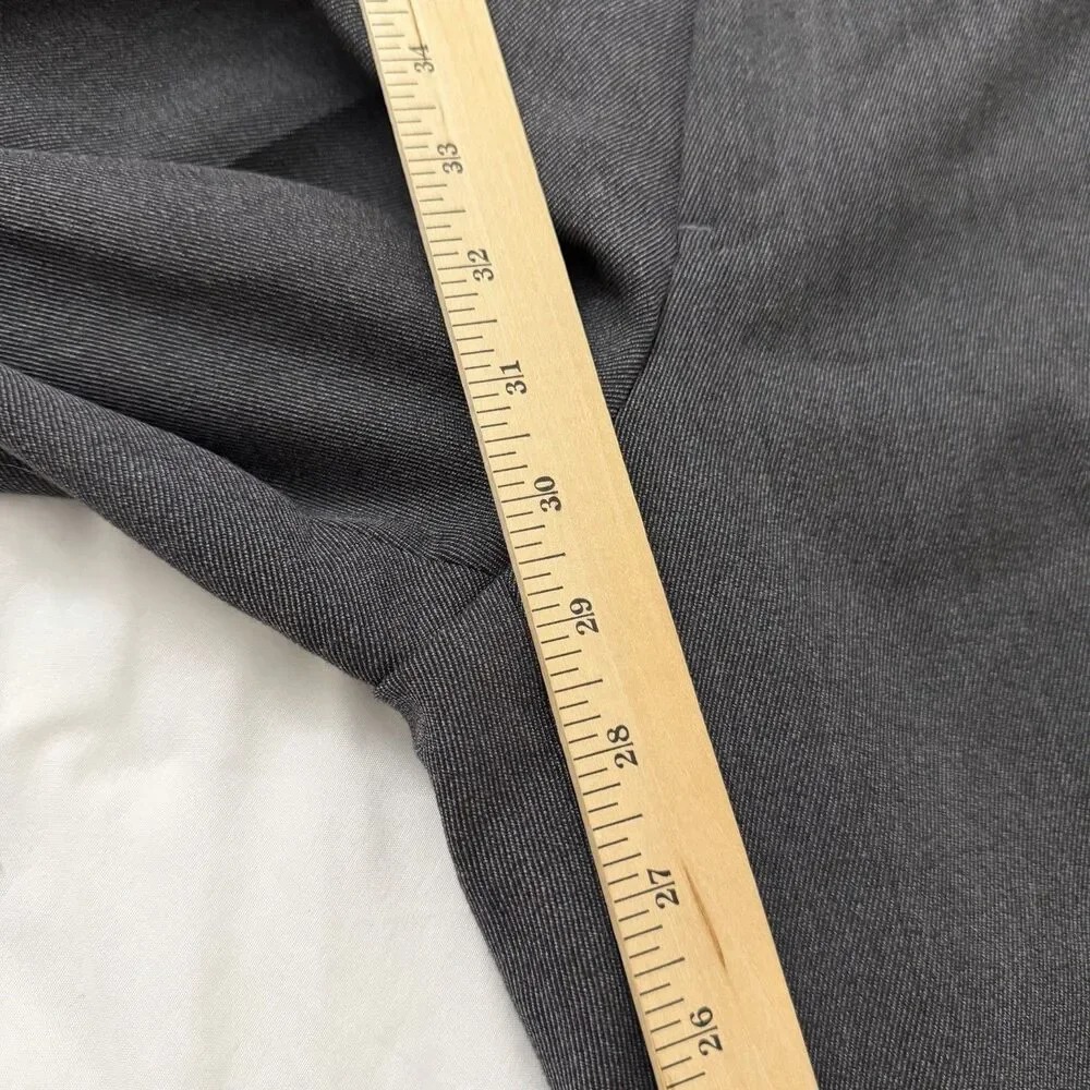 Brooks Brothers Regent Pants Mens 34 x 30 Dark Gray Wool Dress Slacks Pleated
